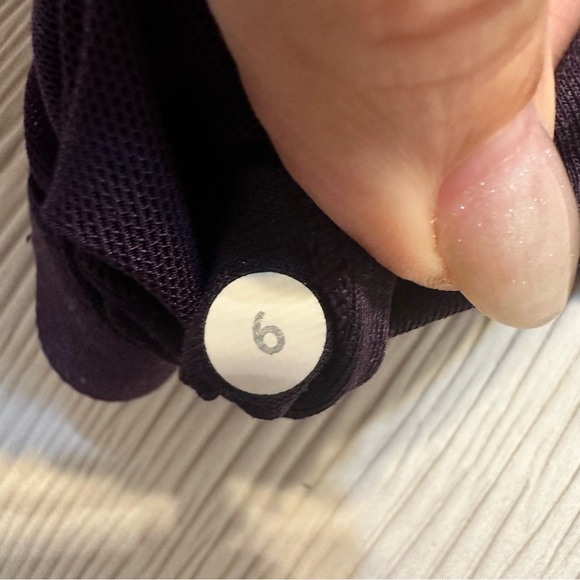 Lululemon Push Your Limits CrissCross Razorback Deep Purple Tank Size 6 EUC $40 - Picture 4 of 10